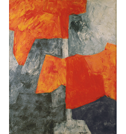 Gris et rouge, Serge Poliakoff