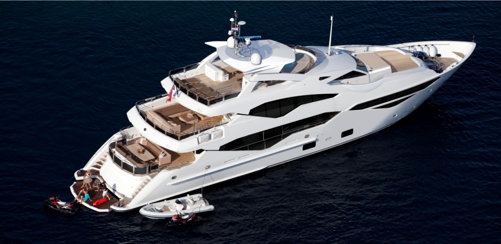131 Yacht - High View Stbd Side (Render)