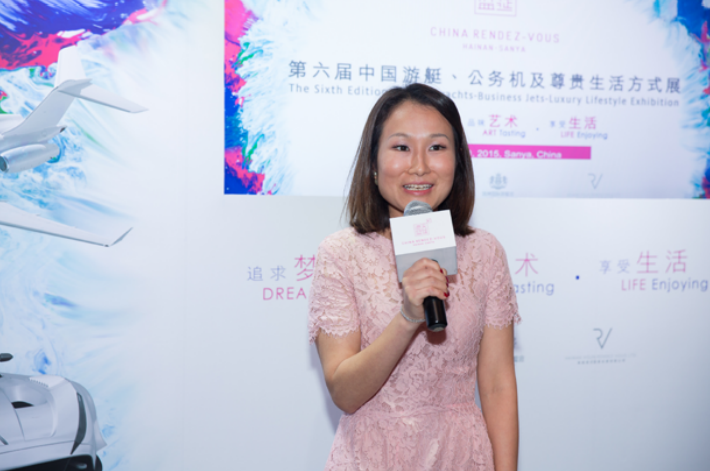 Managing Director of Hainan Visun Rendez-Vous Co., Ltd, Ms. Eve Ng introduced the focus of 2015 Hainan Rendez-Vous.