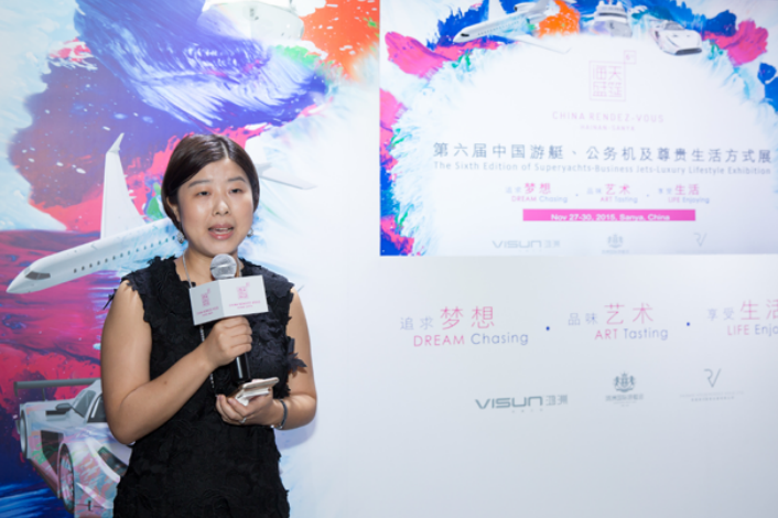 Deputy General Manager of Chow Tai Fook Jewellery and Premiere Business Management, Ms. Jessie Zhang talked about Chow Tai Fook's support for Hainan Rendez-Vous.