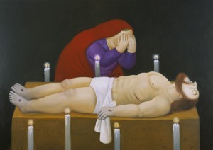 Botero, Maria y Jesus Muerto, COURTESY OF MUSEO DE ANTIOQUIA