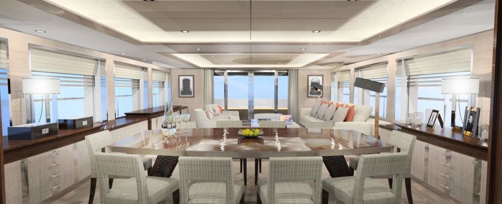 Benetti FB803 Blake, Main Salon