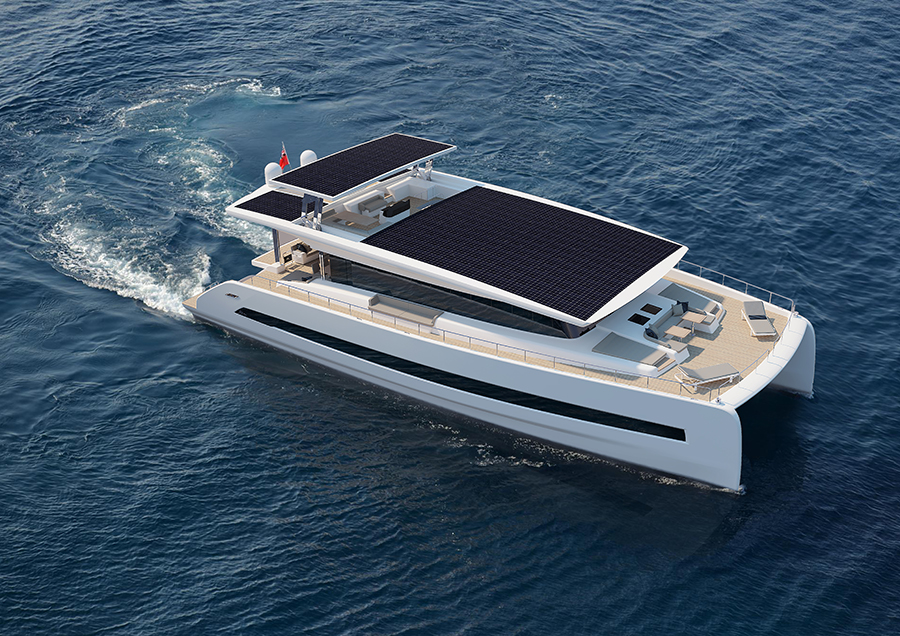 solar catamaran for sale used