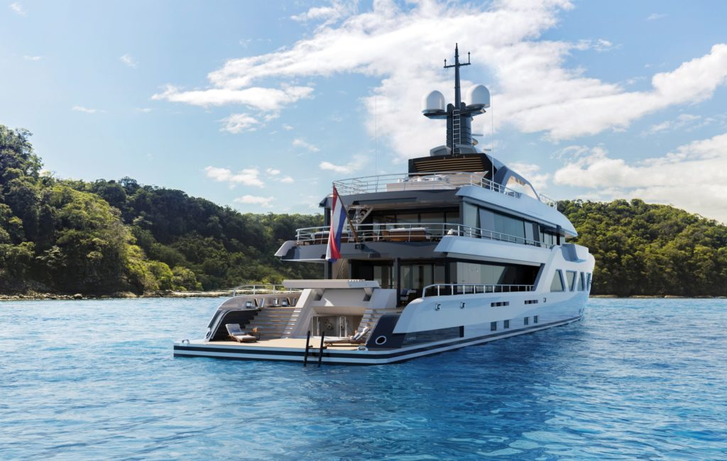 amels hybrid yacht