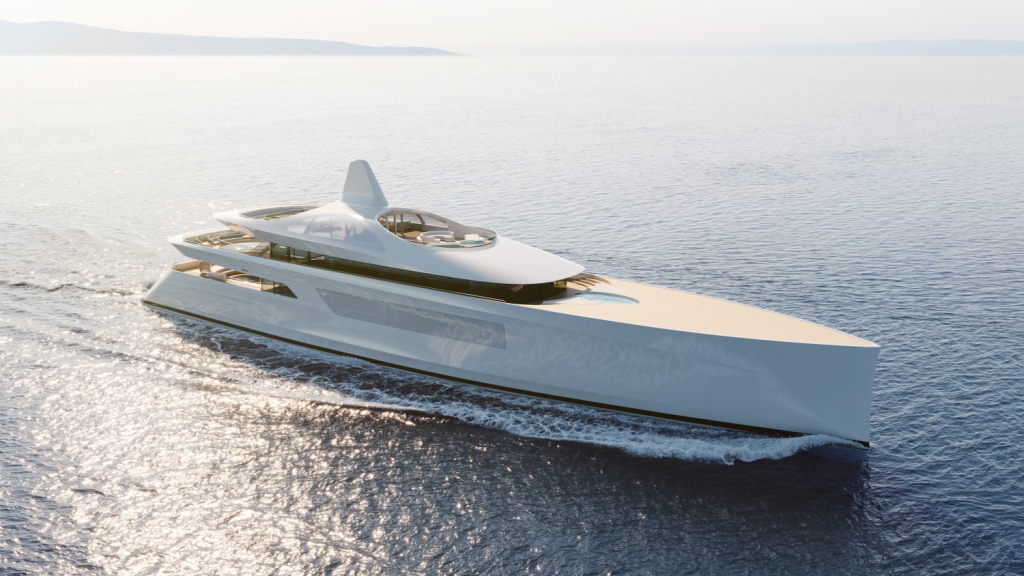 Images of the largest Feadship yacht under construction