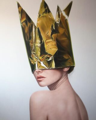 David-Uessem-2020-Royal-Warrior-Oil-on-canvas-180x140cm